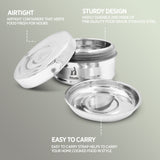 All Steel Double Wall Insulated Tiffin Box