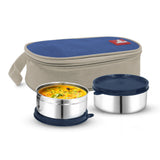 Break Time 2 Tiffin Box with Fabric Insulated Bag