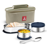 Break Time 3 Tiffin Box with Fabric Insulated Bag