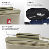 Break Time 3 Tiffin Box with Fabric Insulated Bag