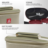 Break Time 3 Tiffin Box with Fabric Insulated Bag