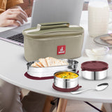 Break Time 3 Tiffin Box with Fabric Insulated Bag