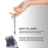 Breeze Single wall steel Sipper Water Bottle