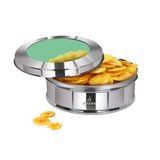 Camry Flat Storage Container With See Through Glass Lid