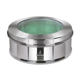 Camry Flat Storage Container With See Through Glass Lid