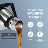 24 Plus Double Wall Thermosteel Flask Water Bottle with Handle