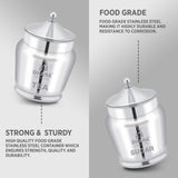 Black And White Tea Coffee Sugar Container