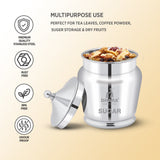 Black And White Tea Coffee Sugar Container