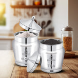 Black And White Tea Coffee Sugar Container