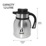 Chai Club Vacuum Insulated Thermosteel Carafe