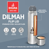 Dilmah Vacuum Insulated Thermosteel Hot And Cold Flip Lid Flask Bottles
