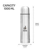 Dilmah Vacuum Insulated Thermosteel Hot And Cold Flip Lid Flask Bottles