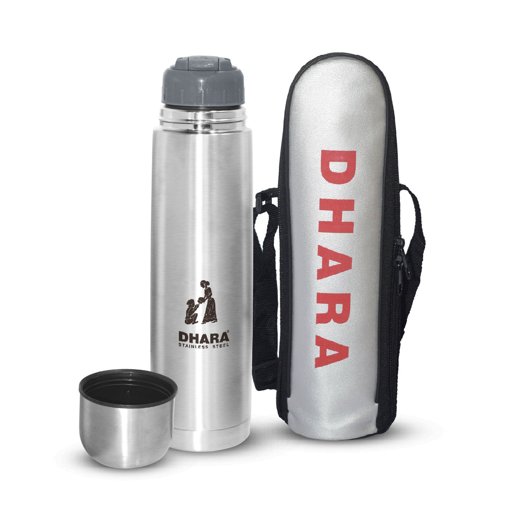 Dilmah Vacuum Insulated Thermosteel Hot And Cold Flip Lid Flask Bottles