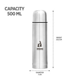 Dilmah Vacuum Insulated Thermosteel Hot And Cold Flip Lid Flask Bottles