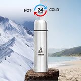Dilmah Vacuum Insulated Thermosteel Hot And Cold Flip Lid Flask Bottles