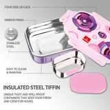 Elena Inner Steel Lunch Box with Mini Container Inside