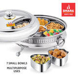 RASRAJ 7 In 1 Multipurpose Containers Box with See Through Lid
