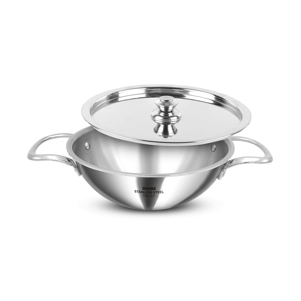 Triply Kadhai with Easy Grip Handle