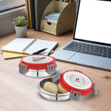 Fit N Fresh Airtight Tiffin Box Containers With Four Side Clips Lock