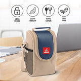 Food Time 3 Lunch Tiffin Box with Fabric Insulated Bag