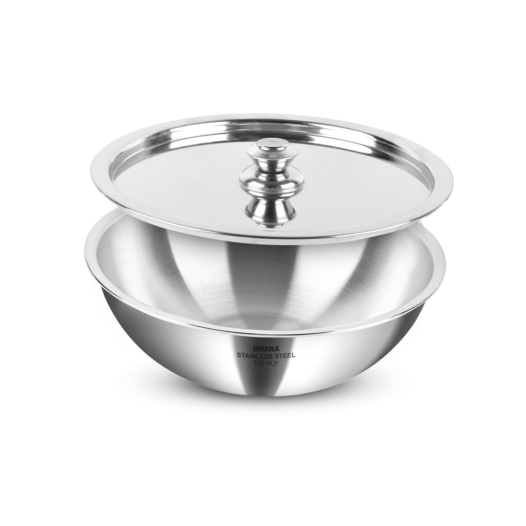 Triply Tasla with Stainless Steel Lid