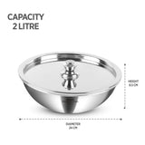 Triply Tasla with Stainless Steel Lid