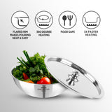 Triply Tasla with Stainless Steel Lid